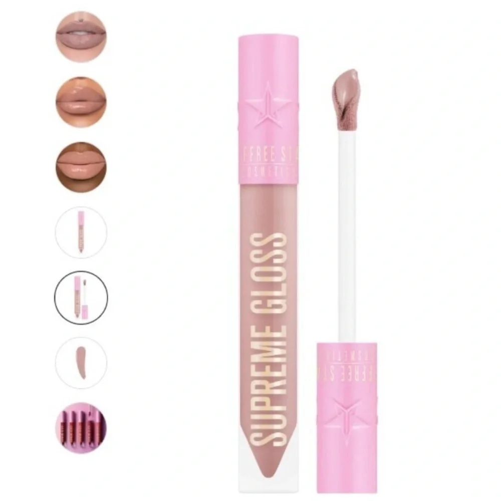 Jeffree Star Supreme Gloss Full Pigmented Lip Gloss in Naked in the Dark new